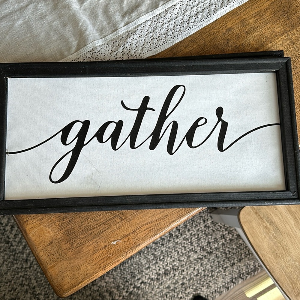 Homemade signs